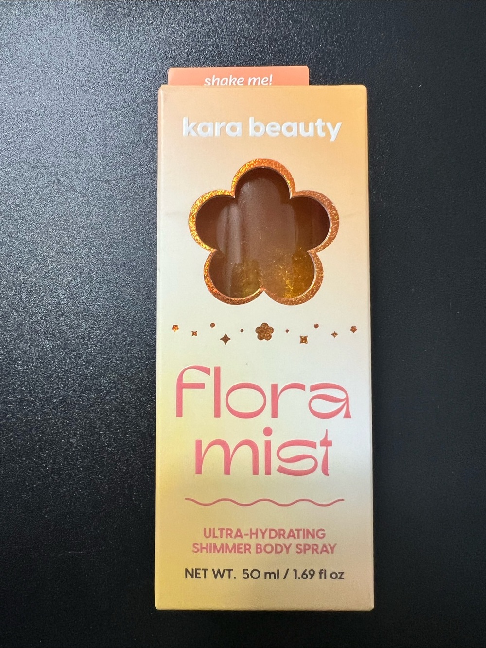 Kara Beauty Flora Mist Ultra-Hydrating Shimmer Body Spray - Peach
